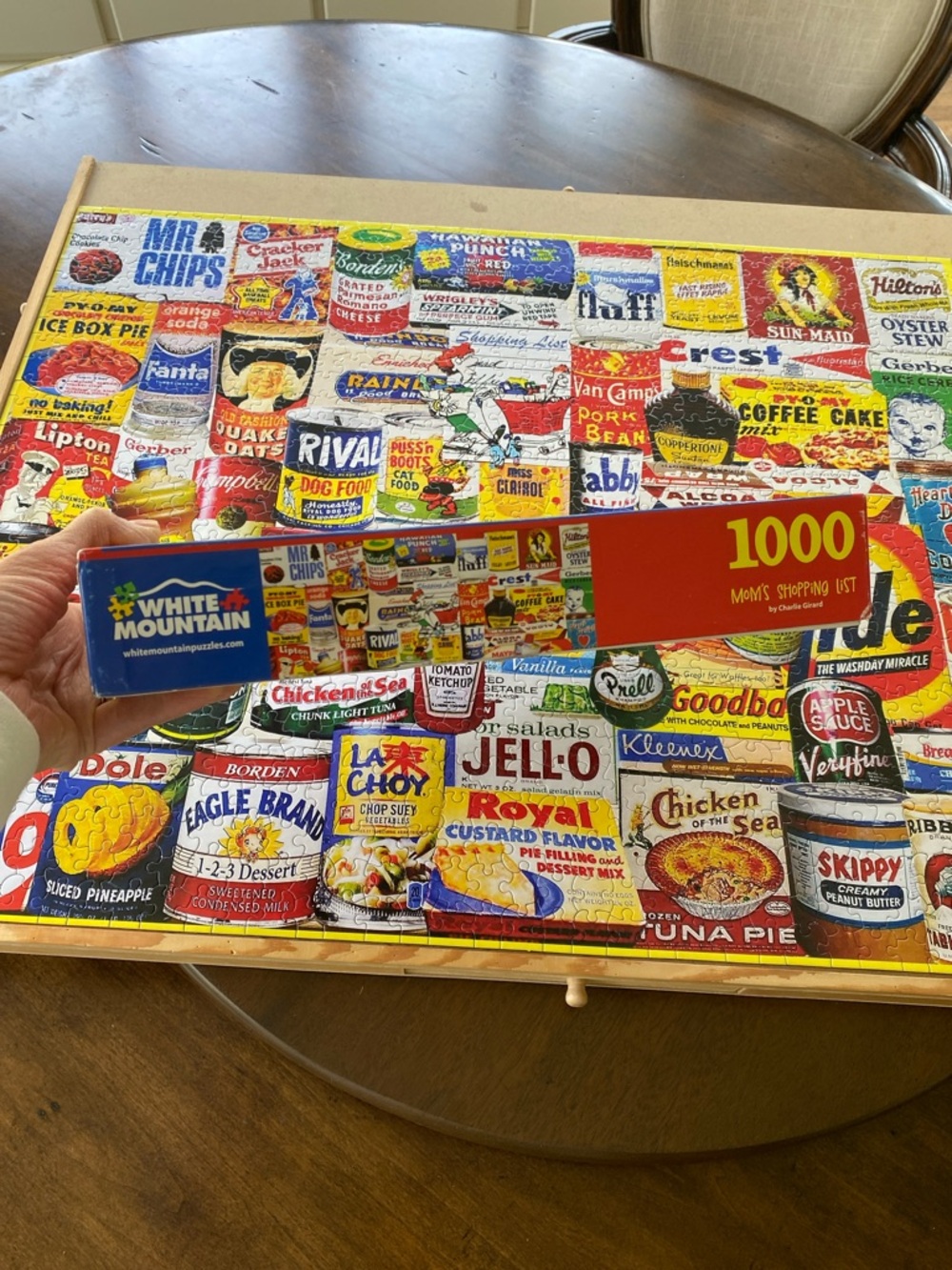 White Mountain • Mom's Shopping List • 1000 Piece Puzzle - Picture 5 of 5